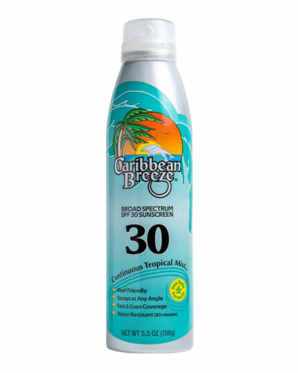 كاريبين بريز سبراي واقي شمس معامل حماية 30 156 مل Caribbean Breeze-SPF30 Sunscreen Spray